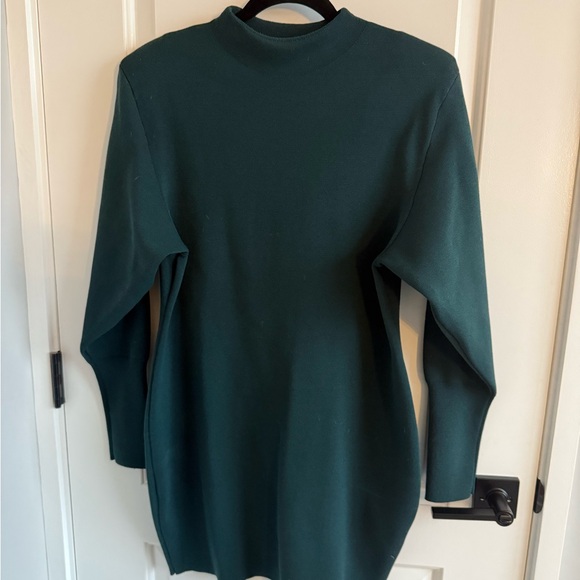 Express Teal Long Sleeve Sweater Dress NWOT - Picture 1 of 4